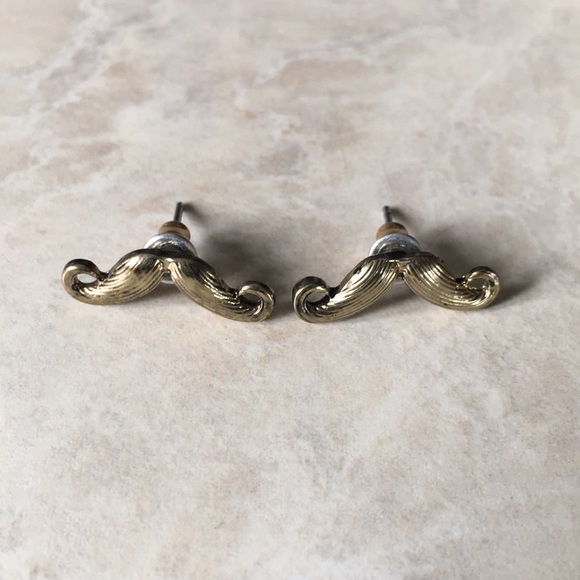 Mustache earring set. (Selling as a pair) - Picture 3 of 3